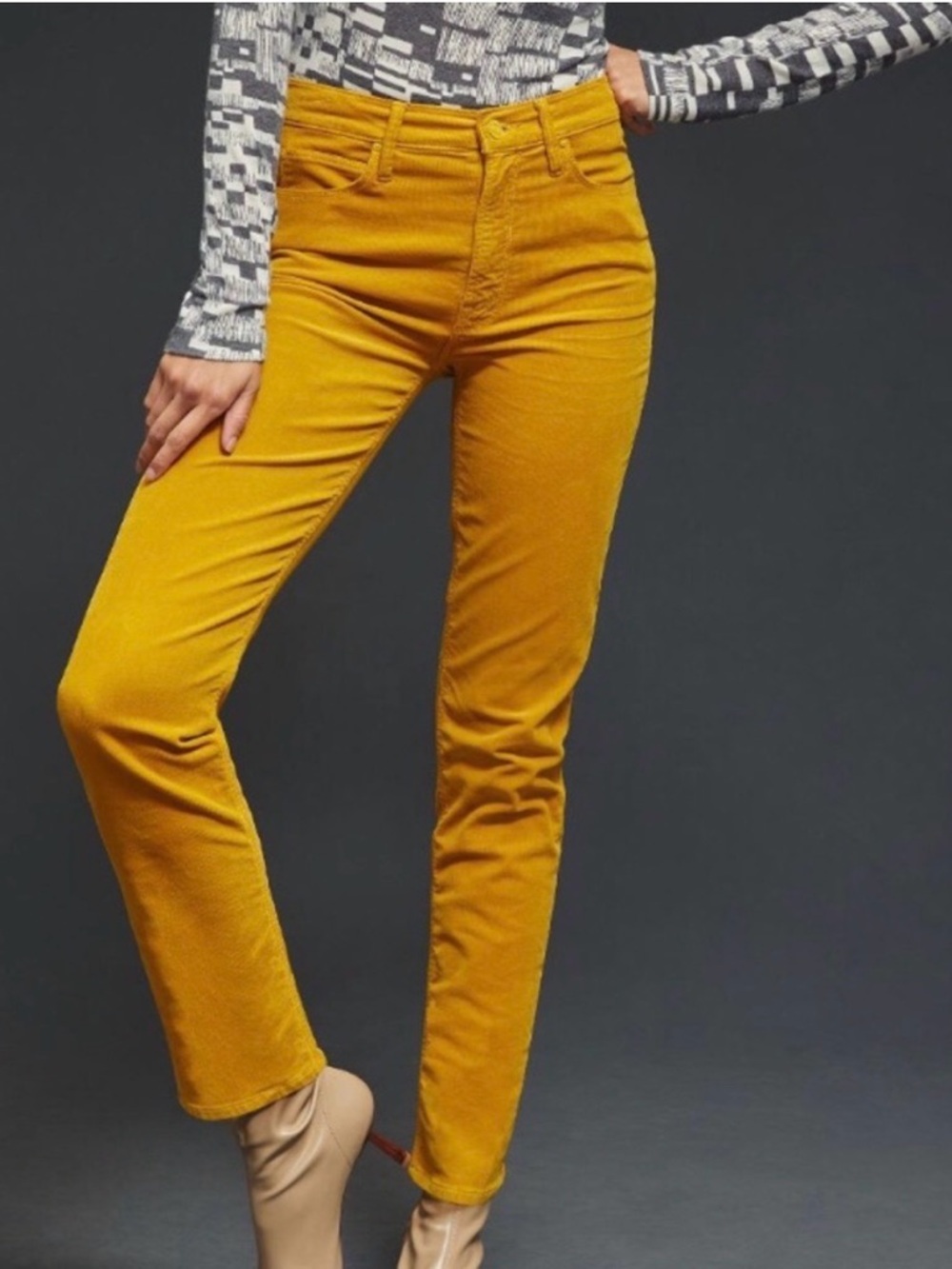 NWT MOTHER The Mid Rise Dazzler in Hopscotch - Picture 12 of 15